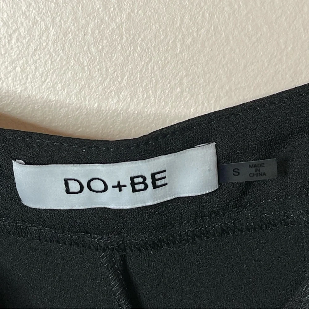 DO+BE High Waist Bell Bottom Flare Pants (black) - small